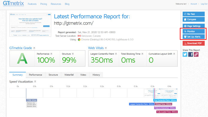 GTmetrix.com - Analyzing Your Website?