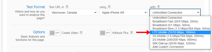 How to check your mobile version of your website in GTMetrix 