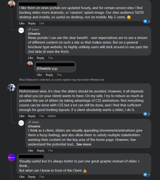 Sliders on the Homepage Best Practices and Alternatives GTmetrix