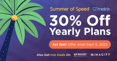 GTmetrix Summer of Speed 2025 Promo