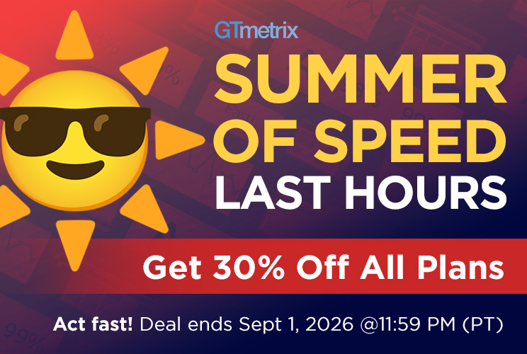 Summer of Speed 30% Off Yearly Plans